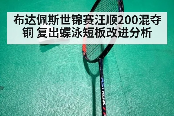 布达佩斯世锦赛汪顺200混夺铜 复出蝶泳短板改进分析